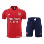 Chandal del Arsenal 22-23 Manga Corta Rojo - Pantalon Corto