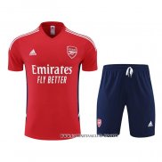 Chandal del Arsenal 22-23 Manga Corta Rojo - Pantalon Corto