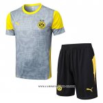 Chandal del Borussia Dortmund 25-26 Manga Corta Gris - Pantalon Corto