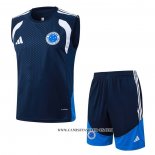 Chandal del Cruzeiro 25-26 Sin Mangas Azul