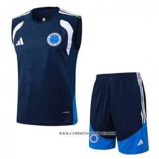 Chandal del Cruzeiro 25-26 Sin Mangas Azul