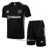 Chandal del Inter Miami 25-26 Manga Corta Negro - Pantalon Corto