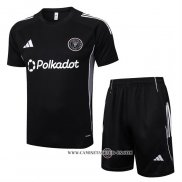 Chandal del Inter Miami 25-26 Manga Corta Negro - Pantalon Corto