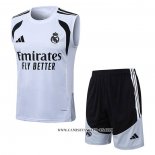 Chandal del Real Madrid 25-26 Sin Mangas Blanco