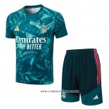 Chandal del Real Madrid 26-27 Manga Corta Verde - Pantalon Corto