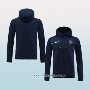 Chaqueta con Capucha del Paris Saint-Germain 22-23 Azul