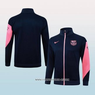 Chaqueta del Barcelona 25-26 Azul Rosa