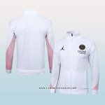 Chaqueta del Paris Saint-Germain Jordan 24-25 Blanco