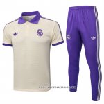 Conjunto Polo del Real Madrid 25-26 Amarillo