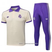 Conjunto Polo del Real Madrid 25-26 Amarillo
