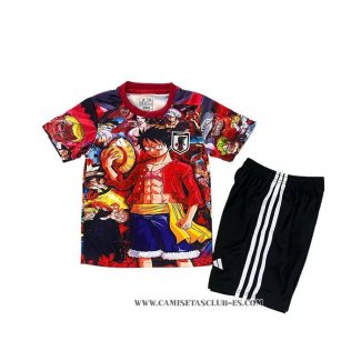 Camiseta Japon Dragon Ball Nino 2025 Rojo