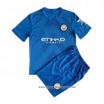 Camiseta Manchester City Portero Nino 22-23 Azul