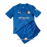 Camiseta Manchester City Portero Nino 22-23 Azul