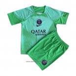 Camiseta Paris Saint-Germain Portero Nino 22-23 Verde