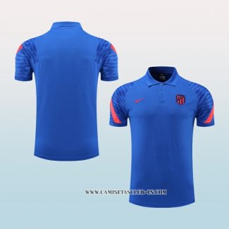 Camiseta Polo del Atletico Madrid 22-23 Azul