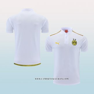 Camiseta Polo del Borussia Dortmund 22-23 Blanco