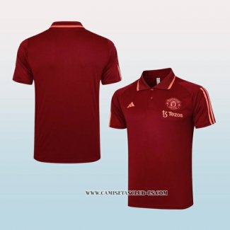 Camiseta Polo del Manchester United 23-24 Rojo