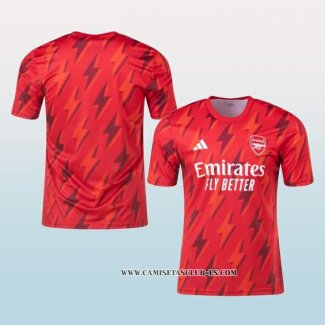 Camiseta Pre Partido del Arsenal 2023 Rojo