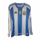 Camiseta Primera Argentina 2024 Manga Larga