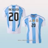 Camiseta Primera Argentina Jugador Mac Allister 2024