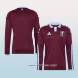 Camiseta Primera Aston Villa 26-27 Manga Larga