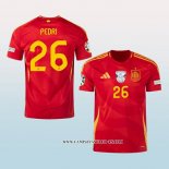 Camiseta Primera Espana Jugador Pedri 2024