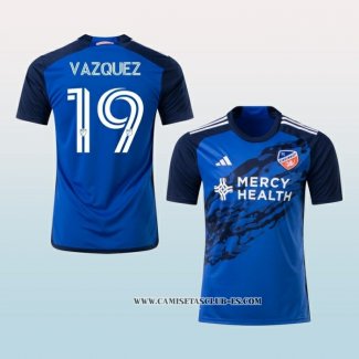 Camiseta Primera FC Cincinnati Jugador Vazquez 23-24