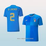 Camiseta Primera Italia Jugador Di Lorenzo 2022