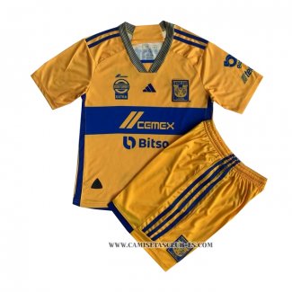 Camiseta Primera Tigres UANL Nino 23-24