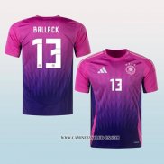Camiseta Segunda Alemania Jugador Ballack 2024