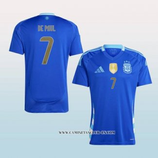 Camiseta Segunda Argentina Jugador De Paul 2024