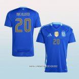 Camiseta Segunda Argentina Jugador Mac Allister 2024