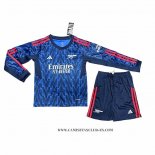 Camiseta Segunda Arsenal Nino 25-26 Manga Larga