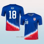 Camiseta Segunda Estados Unidos Jugador Pepi 2024