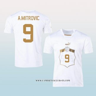 Camiseta Segunda Serbia Jugador A.Mitrovic 2022