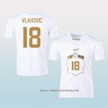 Camiseta Segunda Serbia Jugador Vlahovic 2022