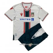 Camiseta Segunda Wrexham Nino 23-24