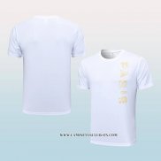 Camiseta de Entrenamiento Paris Saint-Germain Jordan 23-24 Blanco