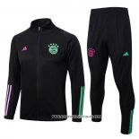 Chandal de Chaqueta del Bayern Munich Nino 23-24 Negro