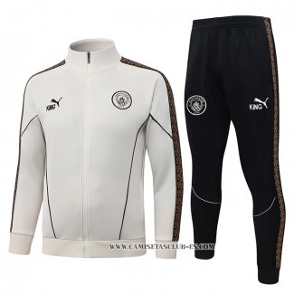 Chandal de Chaqueta del Manchester City Nino 26-27 Crema