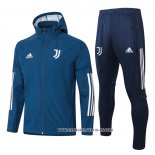 Chandal de Rompevientos del Juventus 2021 Azul