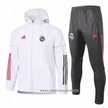 Chandal de Rompevientos del Real Madrid 2021 Blanco