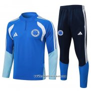 Chandal de Sudadera del Cruzeiro 26-27 Azul