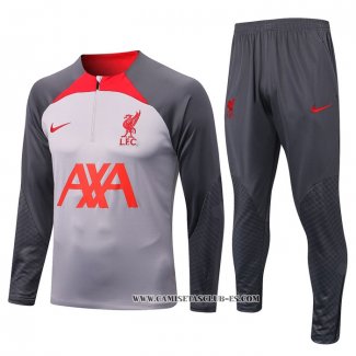 Chandal de Sudadera del Liverpool 22-23 Gris