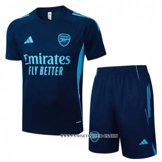 Chandal del Arsenal 25-26 Manga Corta Azul - Pantalon Corto