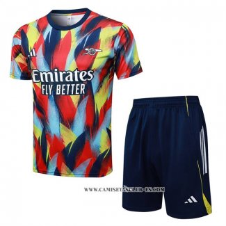 Chandal del Arsenal 25-26 Manga Corta - Pantalon Corto Multicolor