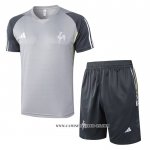 Chandal del Atletico Mineiro 24-25 Manga Corta Gris - Pantalon Corto