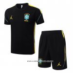 Chandal del Brasil 26-27 Manga Corta Negro - Pantalon Corto