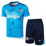 Chandal del Chelsea 24-25 Manga Corta Azul - Pantalon Corto
