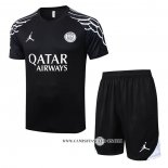Chandal del Paris Saint-Germain 25-26 Manga Corta Negro - Pantalon Corto